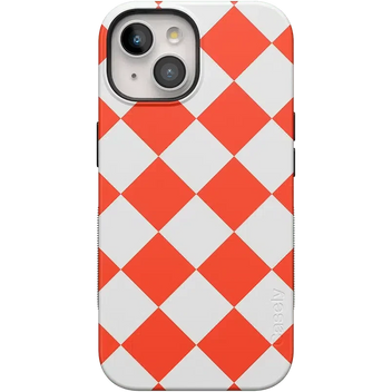 Red Checkerboard | High Contrast Design Case Phone Case Casetry Bold Flex + MagSafe® iPhone 15 Plus 