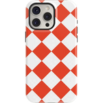 Red Checkerboard | High Contrast Design Case Phone Case Casetry Essential + MagSafe® iPhone 15 Pro Max