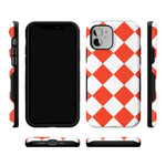 Red Checkerboard | High Contrast Design Case Phone Case Casetry 