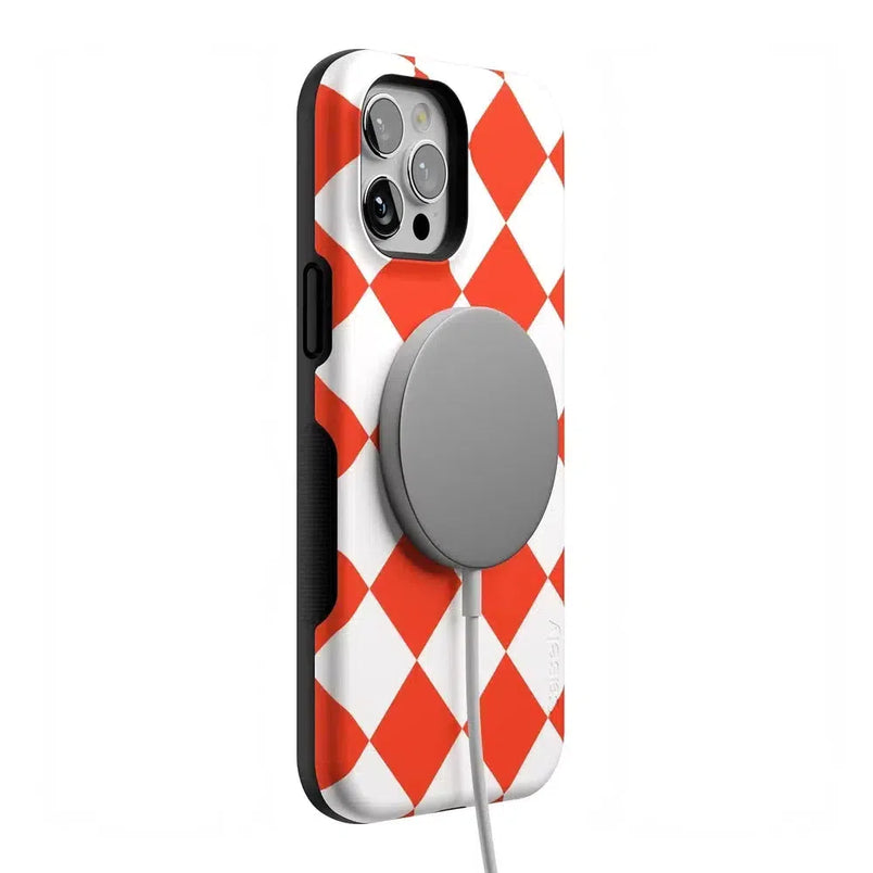 Red Checkerboard | High Contrast Design Case Phone Case Casetry 