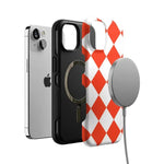 Red Checkerboard | High Contrast Design Case Phone Case Casetry 