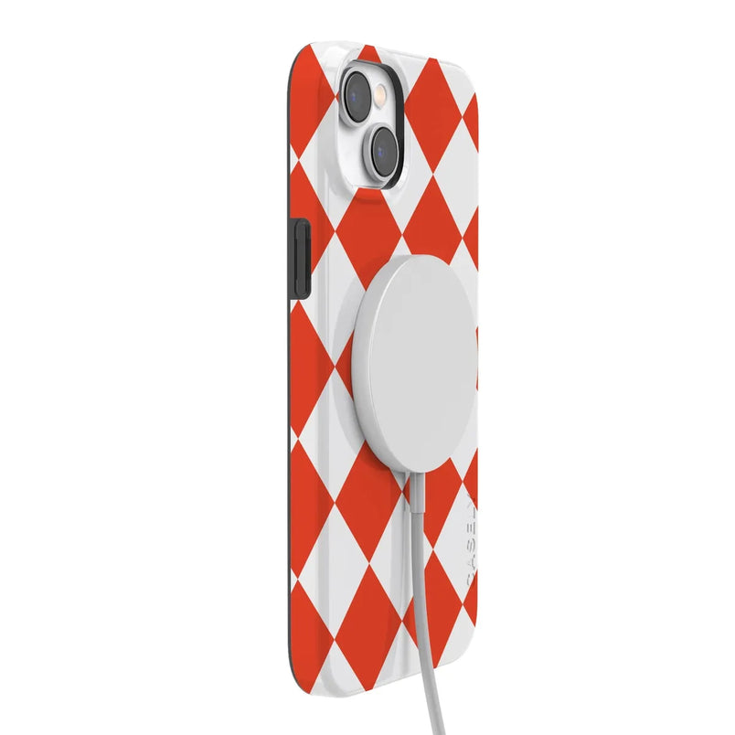 Red Checkerboard | High Contrast Design Case Phone Case Casetry 
