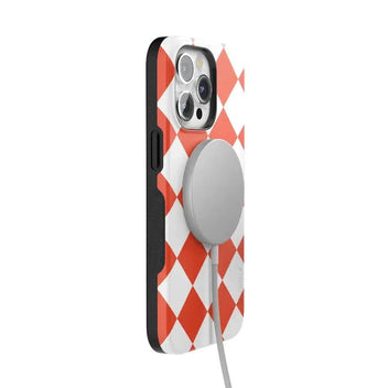 Red Checkerboard | High Contrast Design Case Phone Case Casetry 
