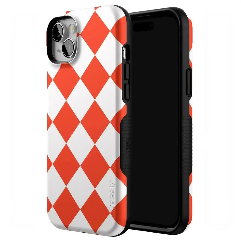 Red Checkerboard | High Contrast Design Case Phone Case Casetry 