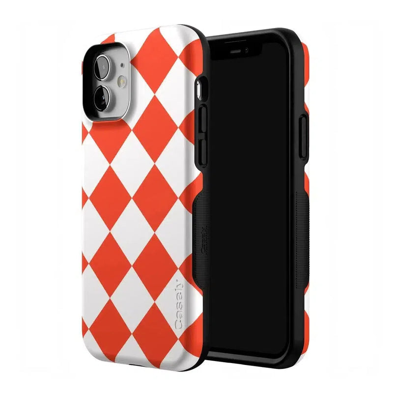 Red Checkerboard | High Contrast Design Case Phone Case Casetry 