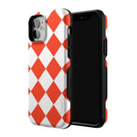 Red Checkerboard | High Contrast Design Case Phone Case Casetry 