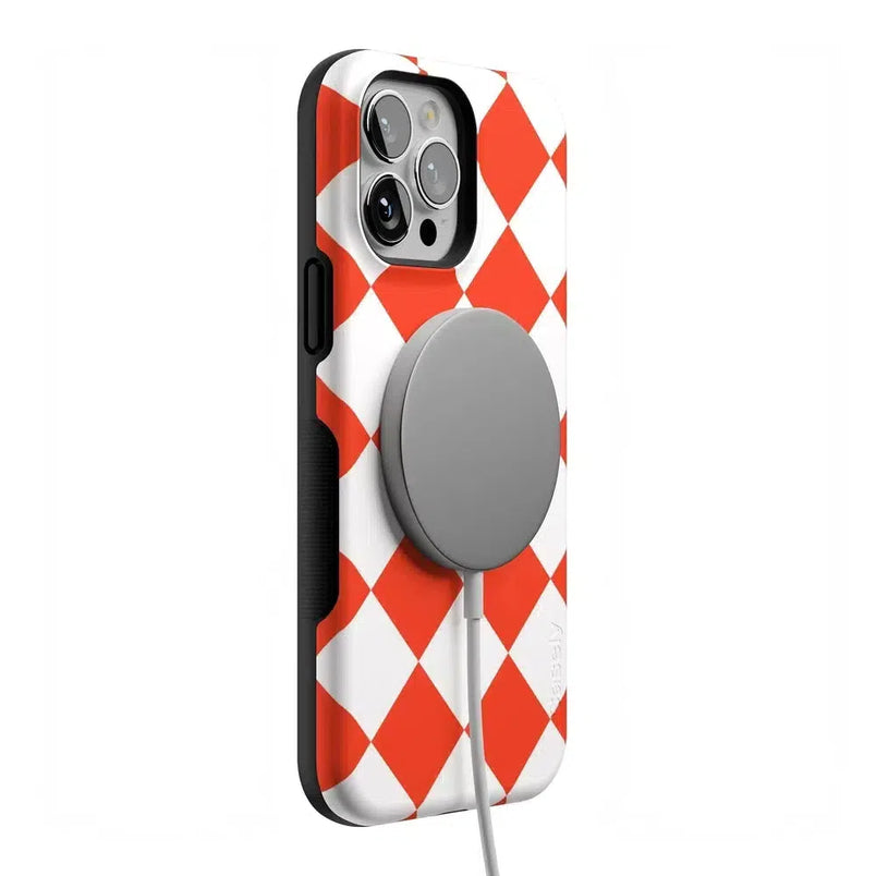 Red Checkerboard | High Contrast Design Case Phone Case Casetry 