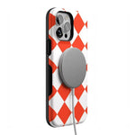 Red Checkerboard | High Contrast Design Case Phone Case Casetry 