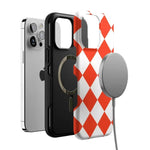 Red Checkerboard | High Contrast Design Case Phone Case Casetry 