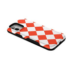 Red Checkerboard | High Contrast Design Case Phone Case Casetry 