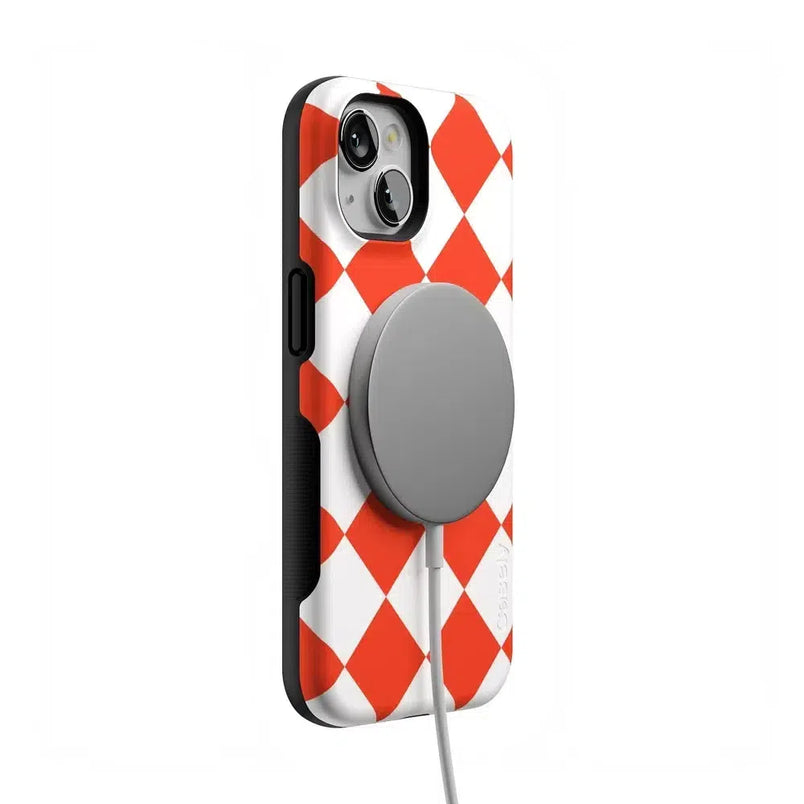 Red Checkerboard | High Contrast Design Case Phone Case Casetry 