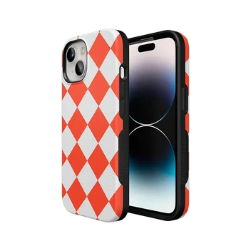 Red Checkerboard | High Contrast Design Case Phone Case Casetry 