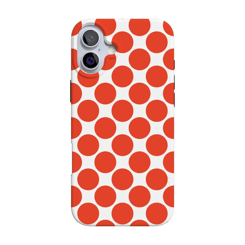Red Dots | High Contrast Design Case Phone Case Casetry Classic + MagSafe® iPhone 16 
