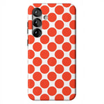 Red Dots | High Contrast Design Case Phone Case Casetry Essential + MagSafe® Galaxy S25 Plus 