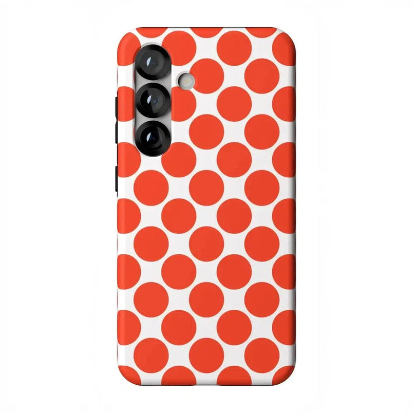 Red Dots | High Contrast Design Case Phone Case Casetry Essential + MagSafe® Galaxy S25 