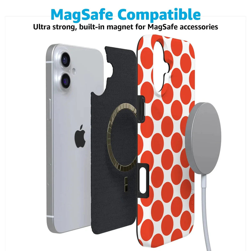 Red Dots | High Contrast Design Case Phone Case Casetry 