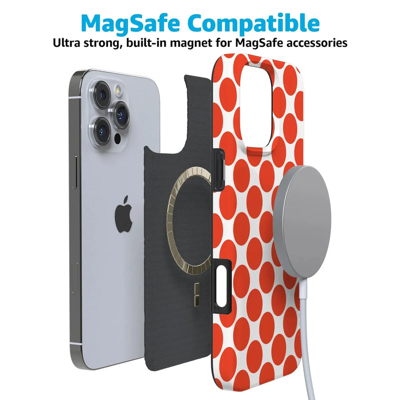 Red Dots | High Contrast Design Case Phone Case Casetry 