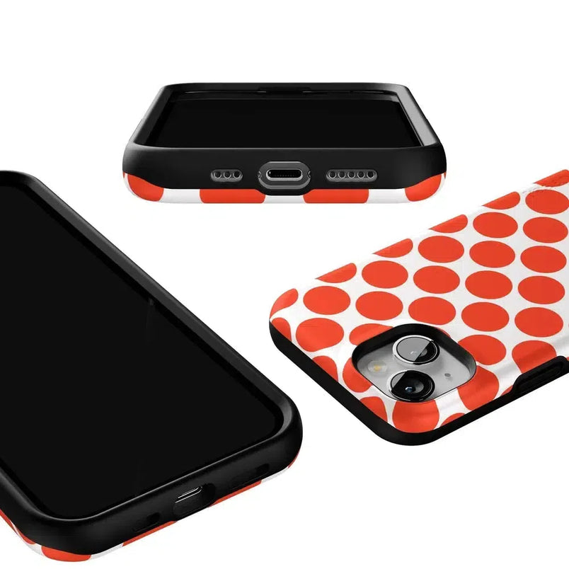 Red Dots | High Contrast Design Case Phone Case Casetry 