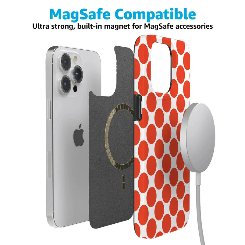 Red Dots | High Contrast Design Case Phone Case Casetry 