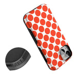 Red Dots | High Contrast Design Case Phone Case Casetry 