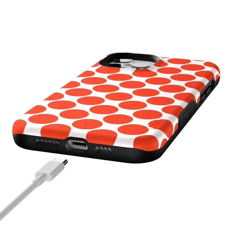 Red Dots | High Contrast Design Case Phone Case Casetry 