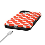 Red Dots | High Contrast Design Case Phone Case Casetry 