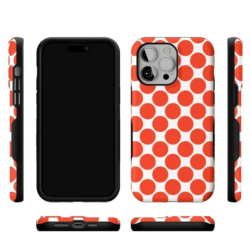 Red Dots | High Contrast Design Case Phone Case Casetry 