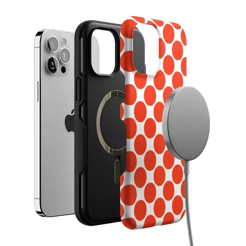 Red Dots | High Contrast Design Case Phone Case Casetry 