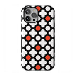 Red Lattice Tile | High Contrast Design Case Phone Case Casetry Bold Flex + MagSafe® iPhone 12 Pro Max