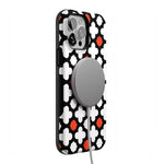 Red Lattice Tile | High Contrast Design Case Phone Case Casetry 