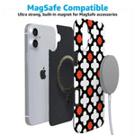 Red Lattice Tile | High Contrast Design Case Phone Case Casetry 