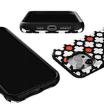 Red Lattice Tile | High Contrast Design Case Phone Case Casetry 