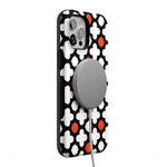 Red Lattice Tile | High Contrast Design Case Phone Case Casetry 