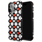 Red Lattice Tile | High Contrast Design Case Phone Case Casetry 