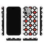 Red Lattice Tile | High Contrast Design Case Phone Case Casetry 