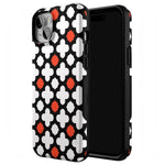Red Lattice Tile | High Contrast Design Case Phone Case Casetry 