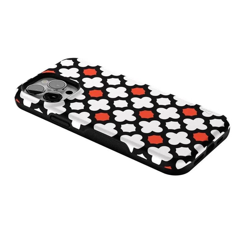 Red Lattice Tile | High Contrast Design Case Phone Case Casetry 