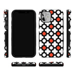 Red Lattice Tile | High Contrast Design Case Phone Case Casetry 