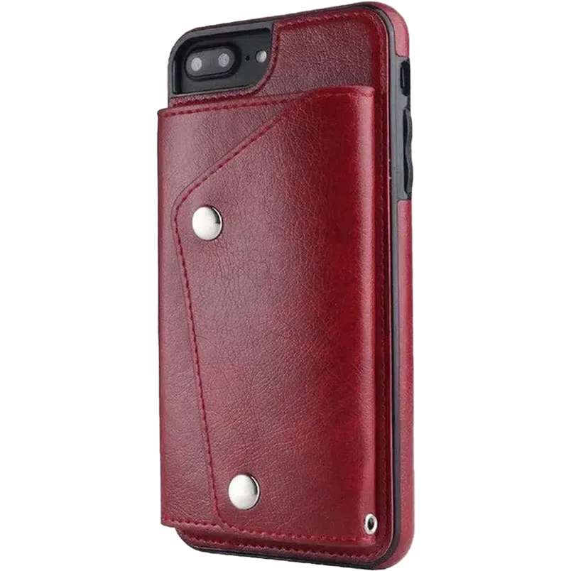 Red Vegan Leather | Wallet Case iPhone Case get.casely 