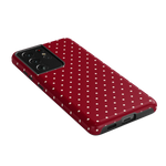 On the Dot | Maroon Polka Dot Case