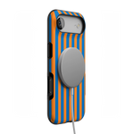 Go New York | Blue & Orange Stripes Case
