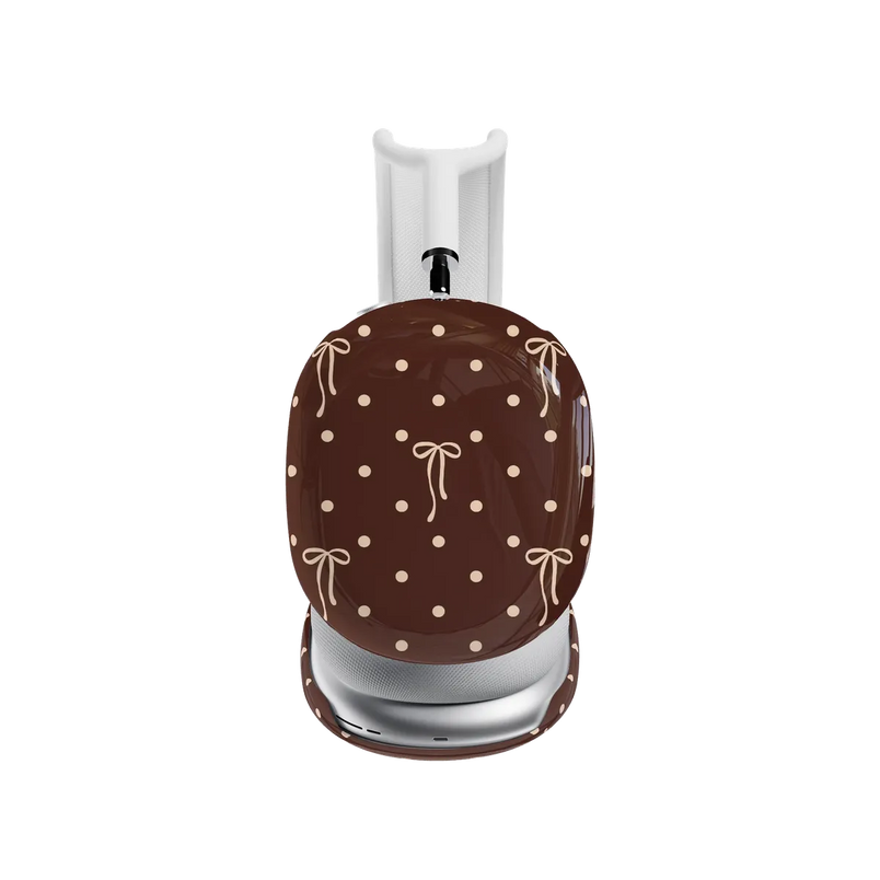 Teddy Bows | Brown Polka Dot AirPods Max Case