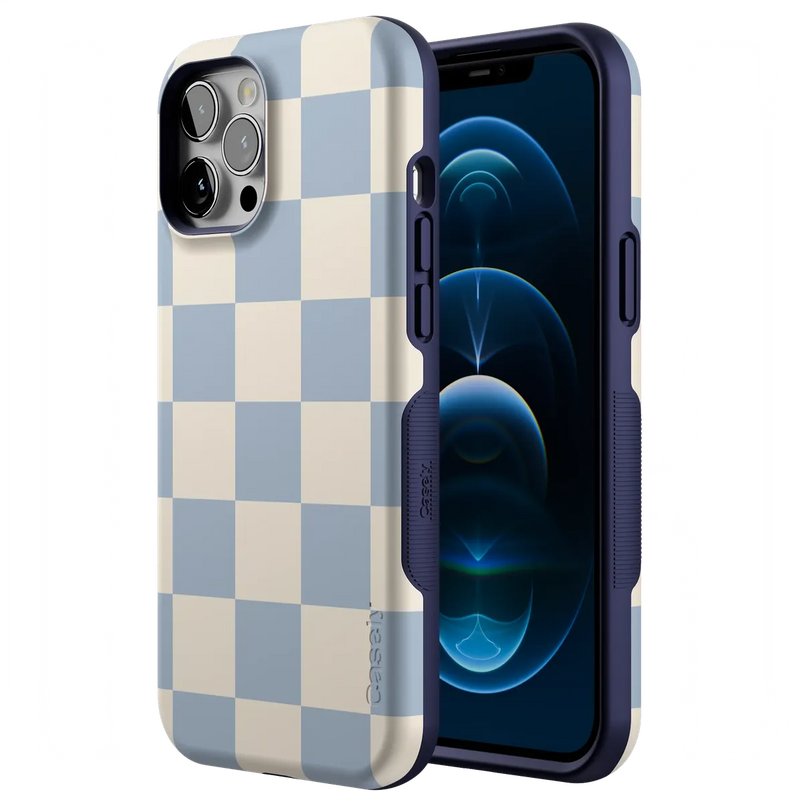 Fit Check | Light Blue Checkerboard Case