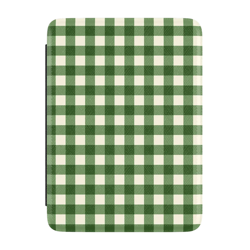 Checked Twice | Green Plaid Kindle Case | Casely
