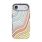 Ride The Wave | Pastel Rainbow Lined Case iPhone Case get.casely Bold Flex + MagSafe® iPhone 17 Air 