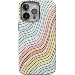 Ride The Wave | Pastel Rainbow Lined Case iPhone Case get.casely Bold + MagSafe® iPhone 15 Pro Max 