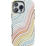 Ride The Wave | Pastel Rainbow Lined Case iPhone Case get.casely Bold + MagSafe® iPhone 16 Pro Max 