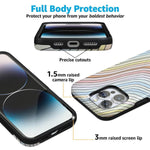 Ride The Wave | Pastel Rainbow Lined Case iPhone Case get.casely 