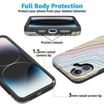 Ride The Wave | Pastel Rainbow Lined Case iPhone Case get.casely 