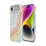 Ride The Wave | Pastel Rainbow Lined Case iPhone Case get.casely 